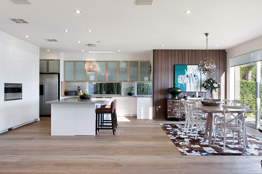 Queensland Homes Palm Interiors kitchen dining