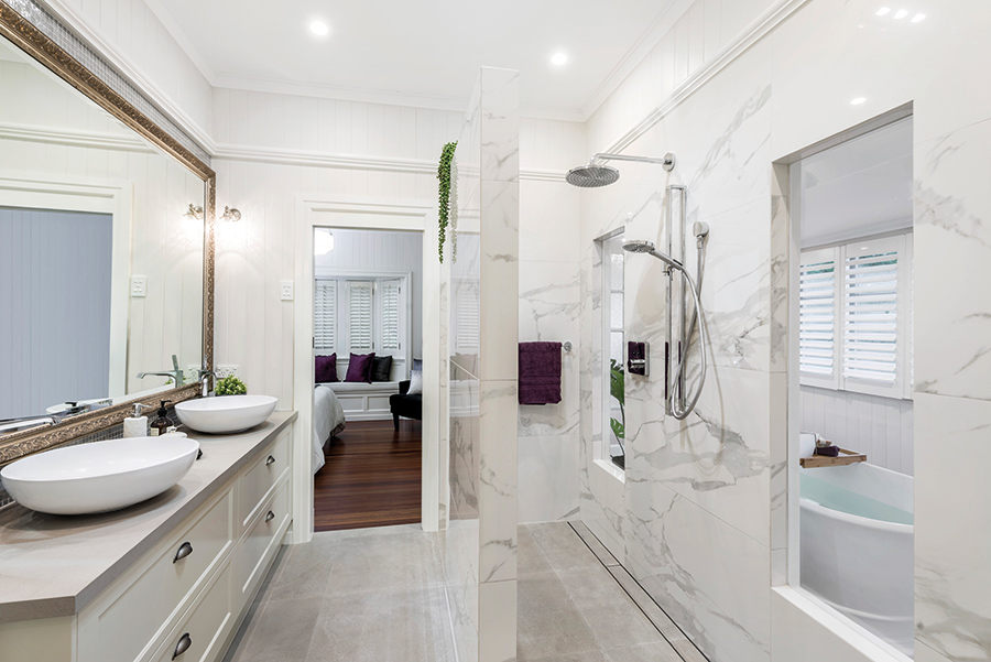 Sublime Architectural interiors cottage bathroom