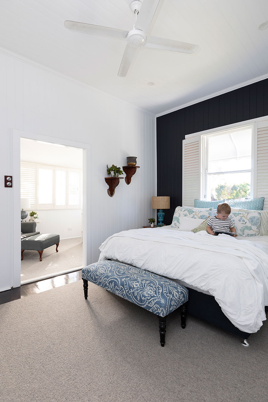 Renovated Queenslander home bedroom