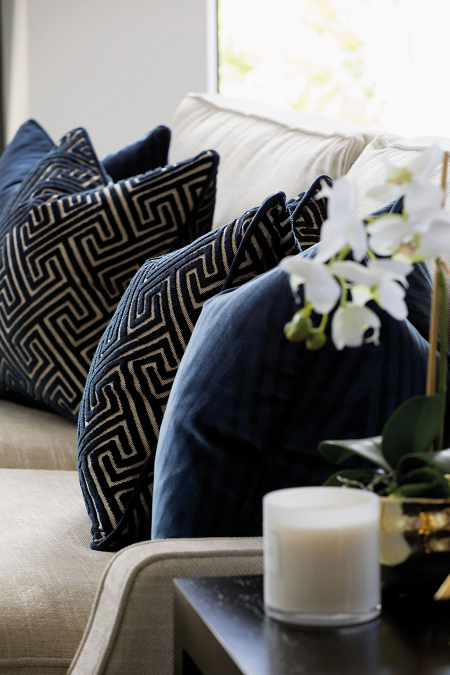 Palm Interiors regent interior design cushions
