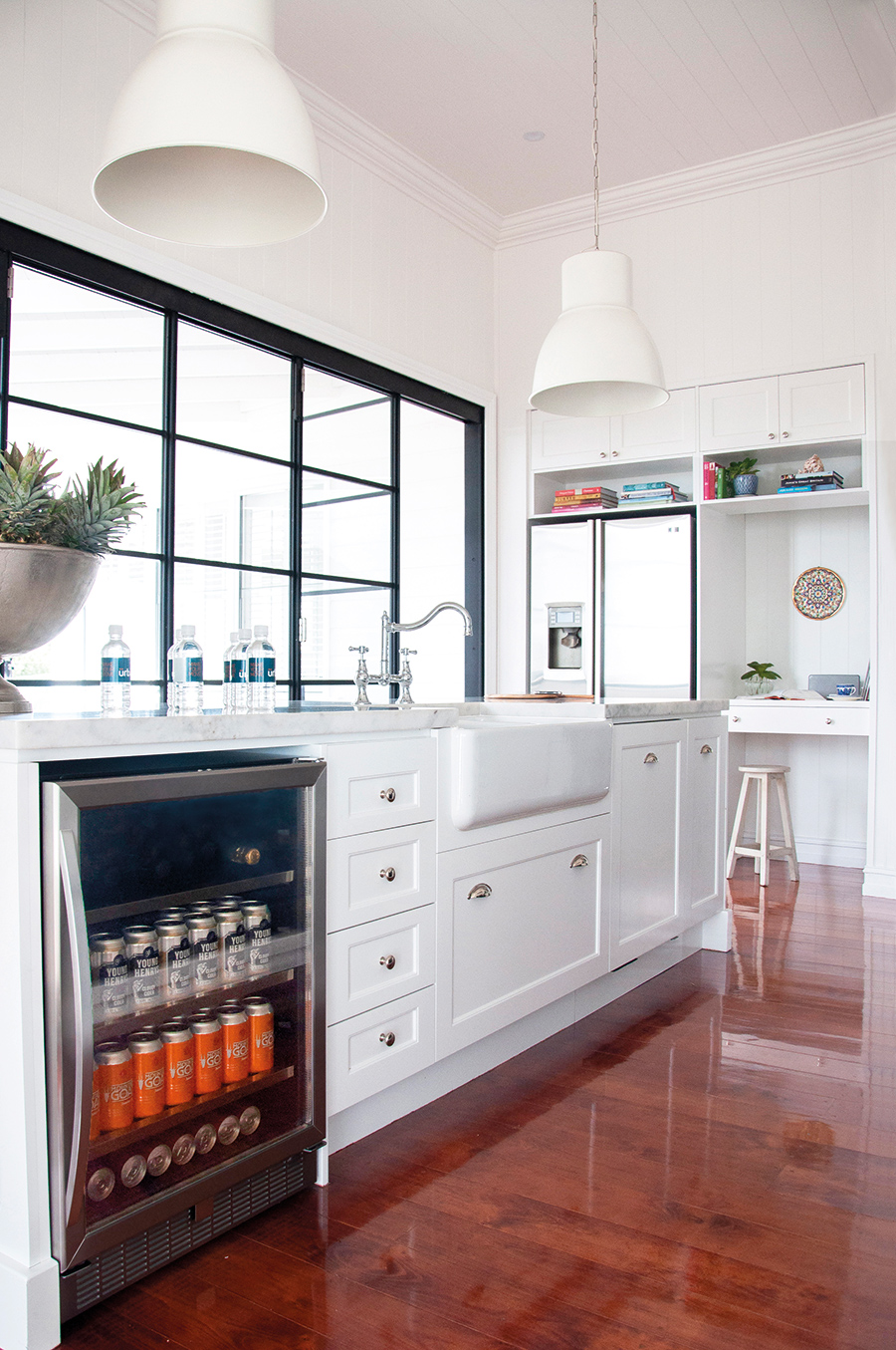 White kitchen Style Kitchens by Design