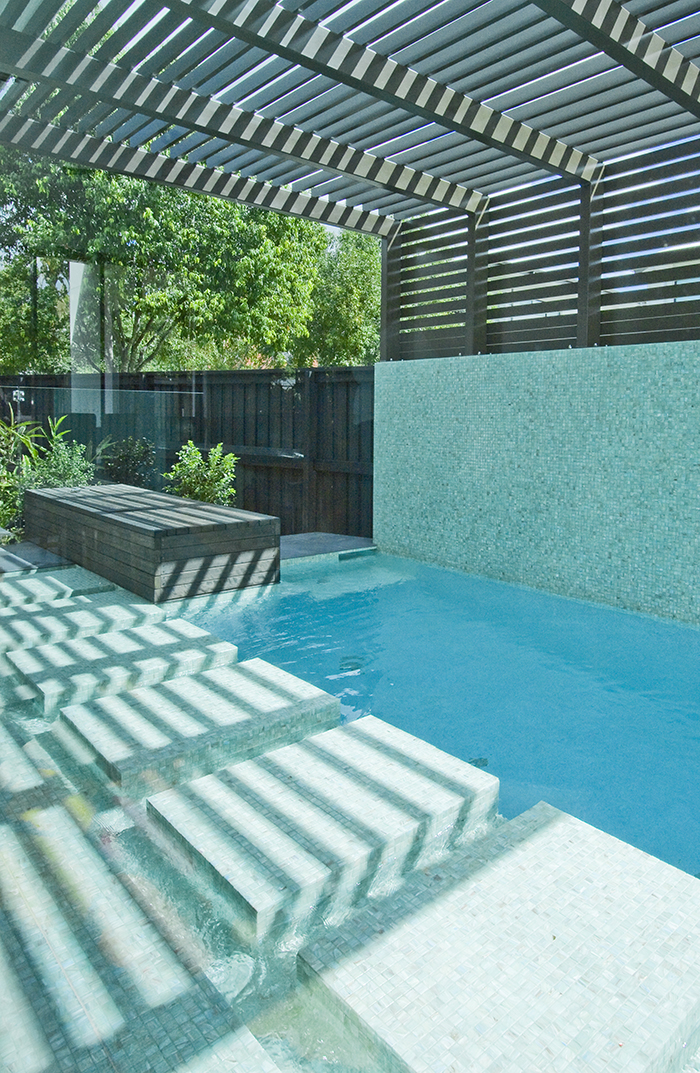 Argo Architects green tiled pool