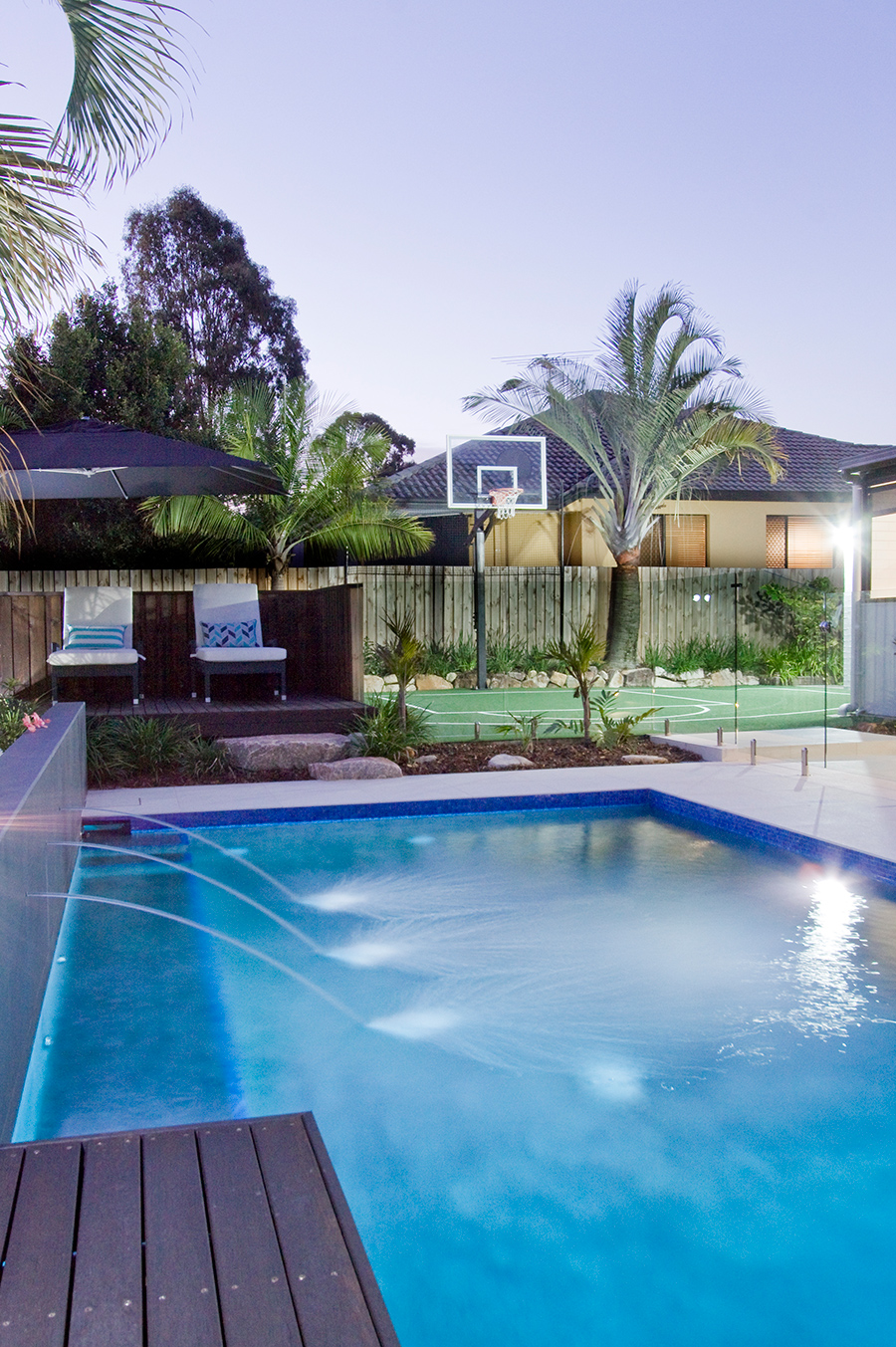 Argo Architects modern poolscape