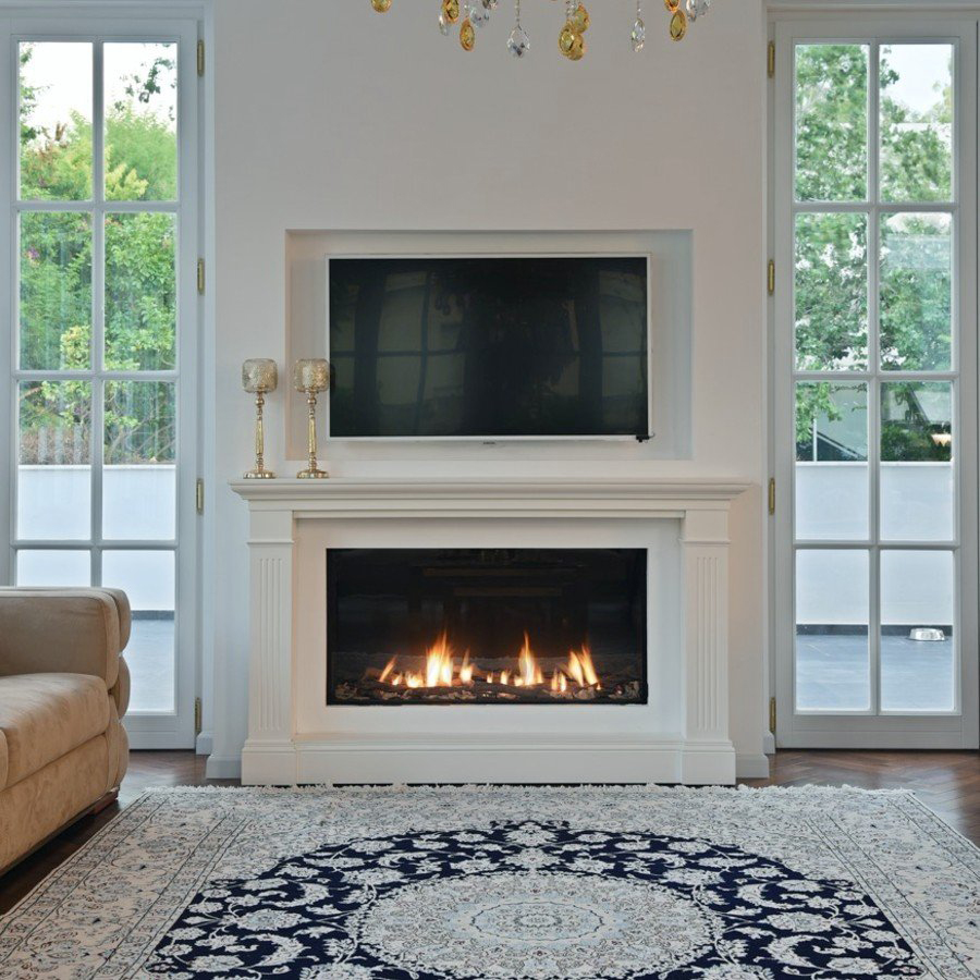 Classic style gas fireplace