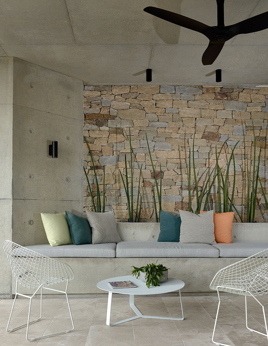 Shaun Lockyer Architecture Queenslander renovation outdoor stone