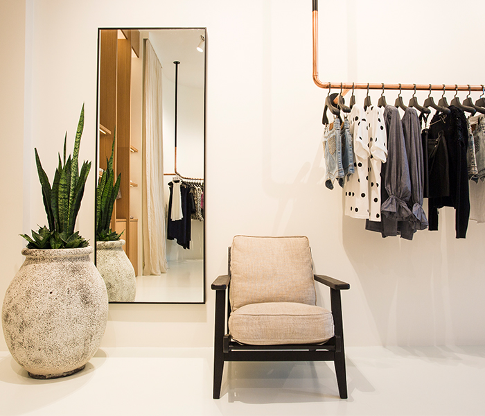 aje, shopfront, design, contemporary, chair, mirror 