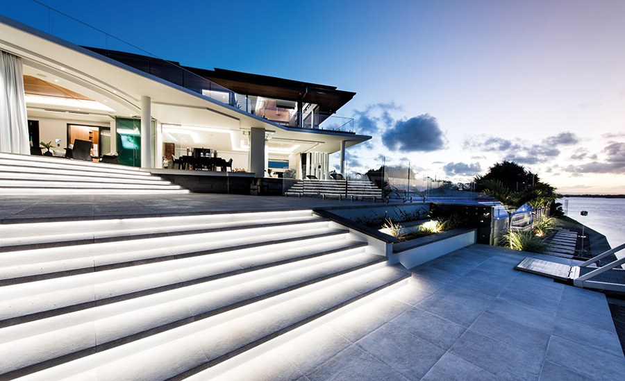 Queensland Homes Struxi Design waterfront luxury home
