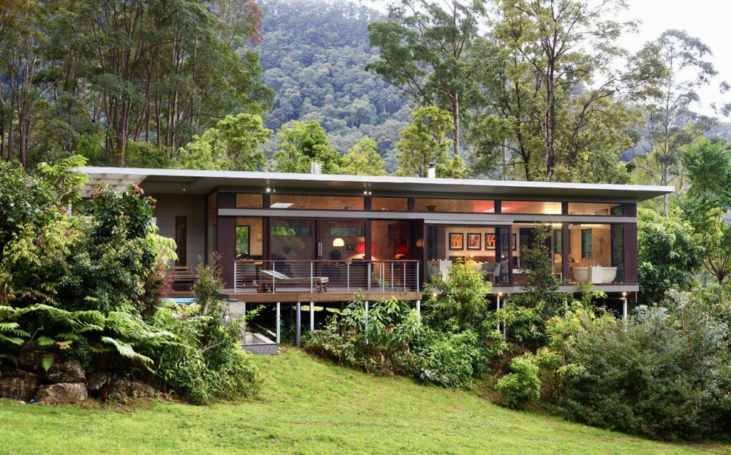 Crystal Creek Rainforest Retreat Luxury Mountain View Lodge.