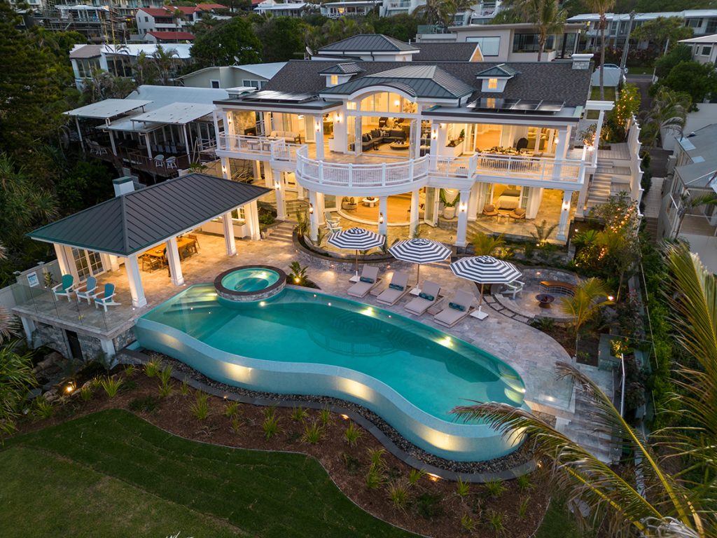 Hampton homes - exterior - overview - drone shot