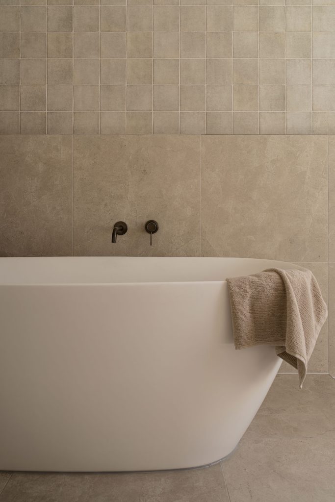 KJK Interiors + Slate Property - interior bathroom bathtub