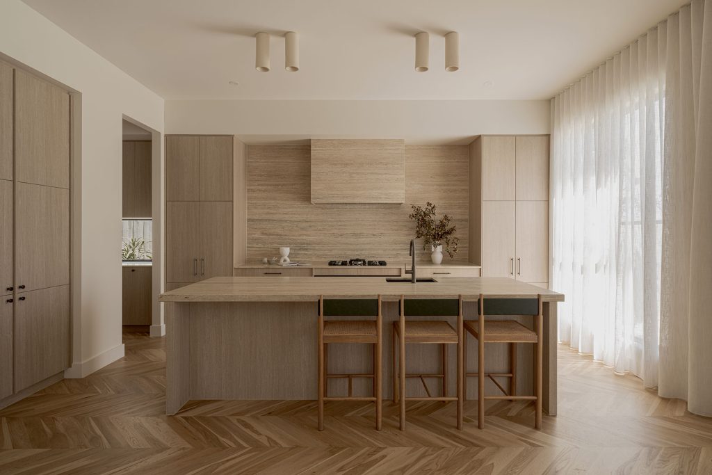KJK Interiors + Slate Property - interior - kitchen island