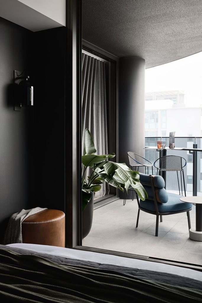 Darren James Interiors - master bedroom balcony