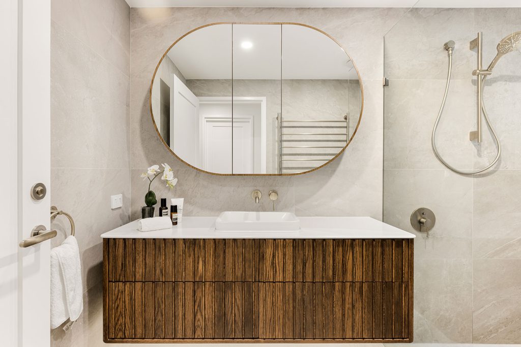 Earthborn by Design - interior - bathroom vanity overview - KP Reno